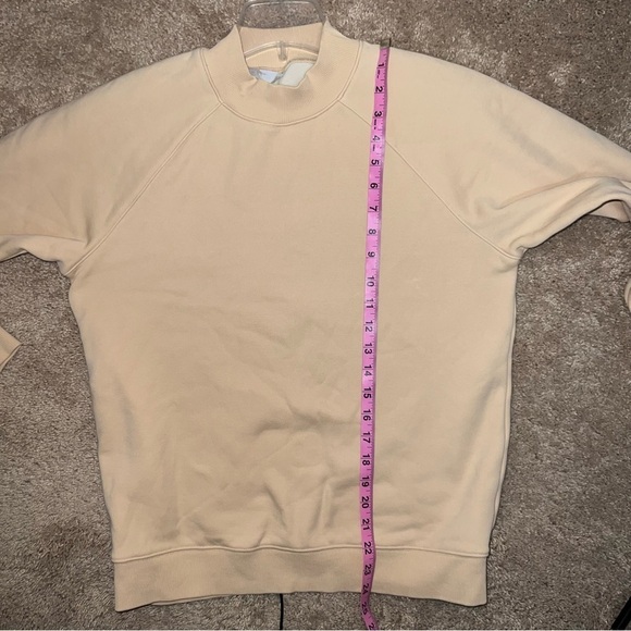 Fabletics James Long-Sleeve Pullover Butter Yellow Size Small - Picture 5 of 12